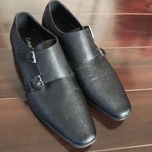 New Calvin Klein . Robbie double monk strap shoe